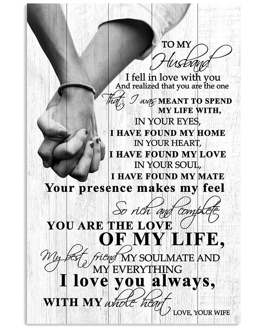 Perfect Gifts For Husband - To My Husband Poster-A Loves Gift