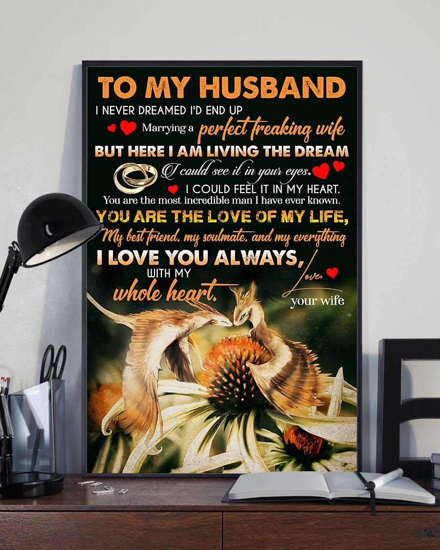 Perfect Gifts For Husband - To My Husband Poster-A Loves Gift