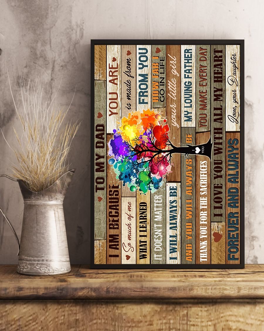 To My Dad Poster-A Loves Gift