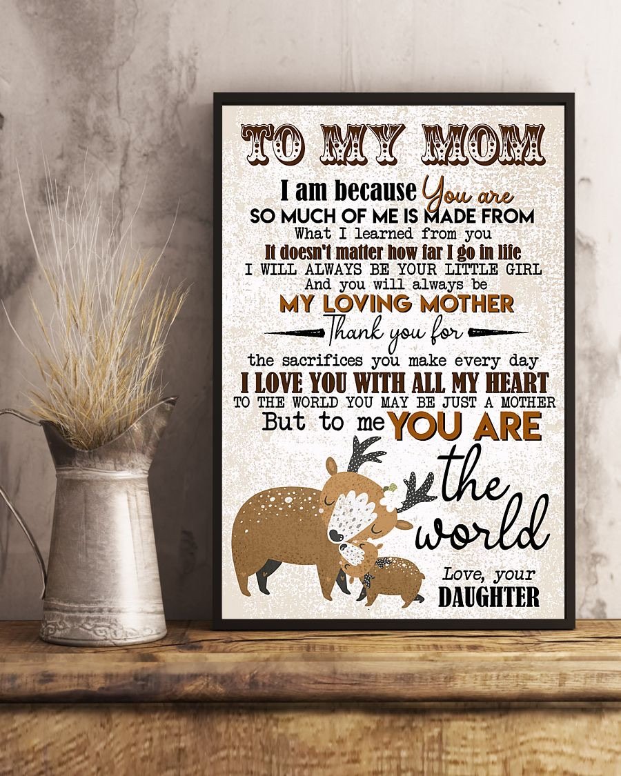 To My Mom Poster-A Loves Gift