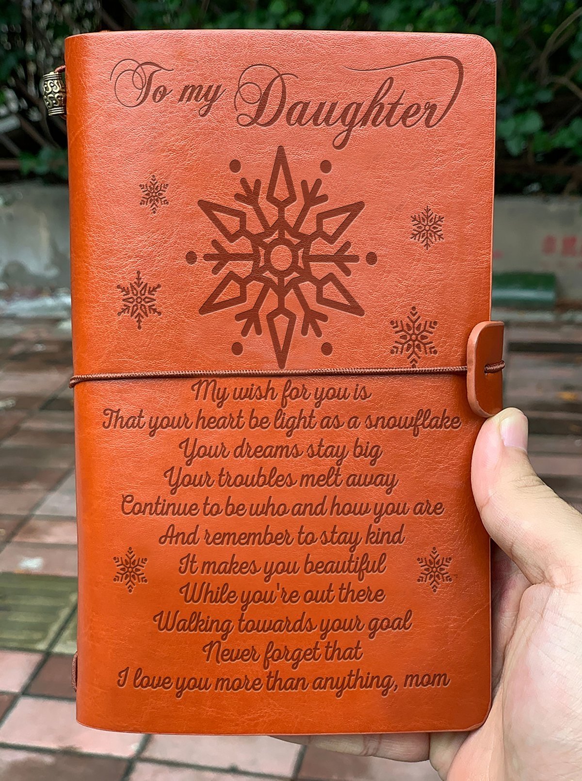 To My Daughter - Vintage Journal Notebook-A Loves Gift