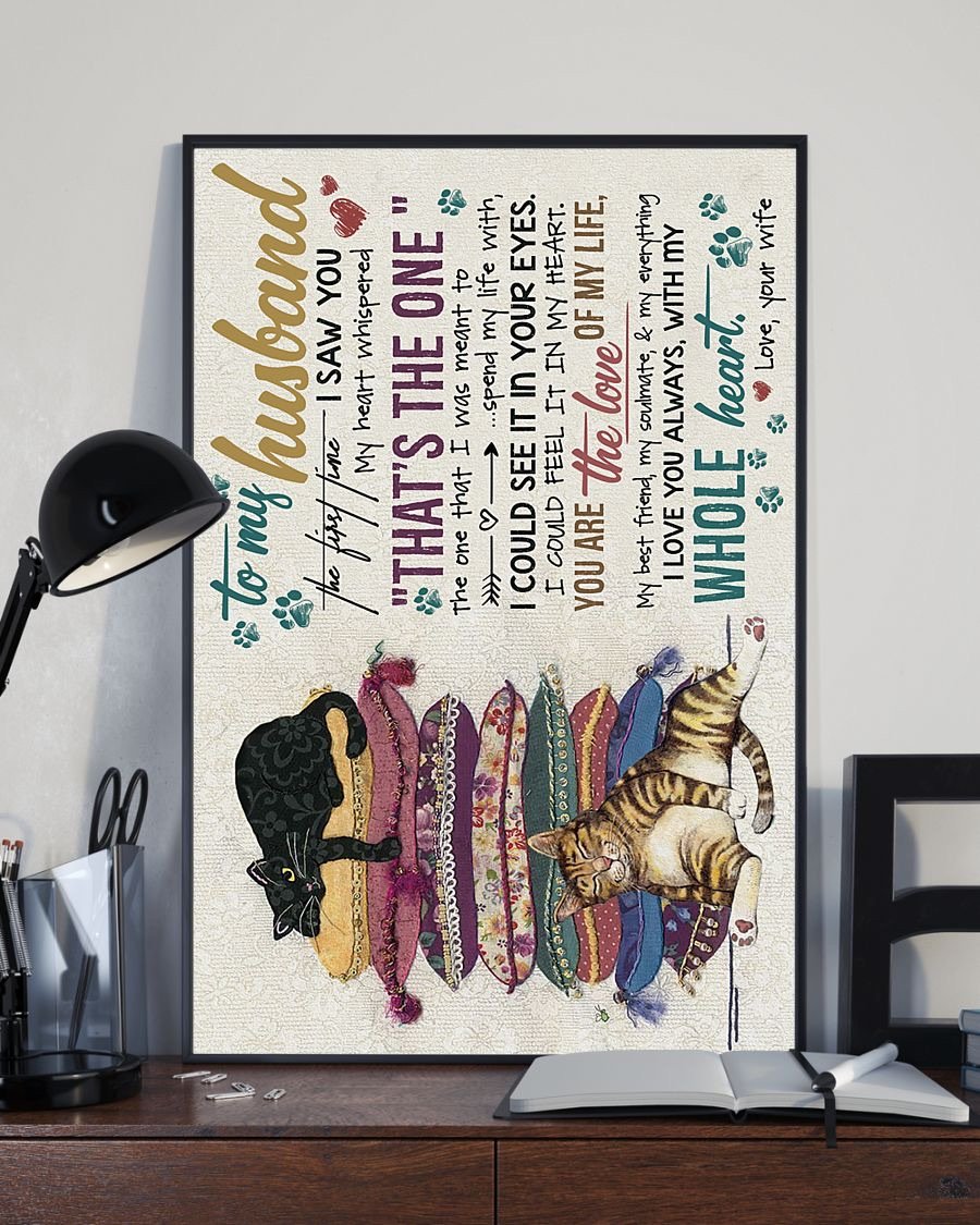 Perfect Gifts For Husband - To My Husband Poster-A Loves Gift