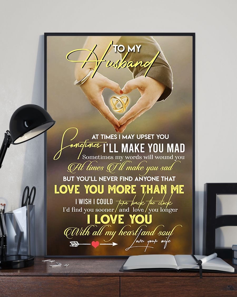 Perfect Gifts For Husband - To My Husband Poster-A Loves Gift