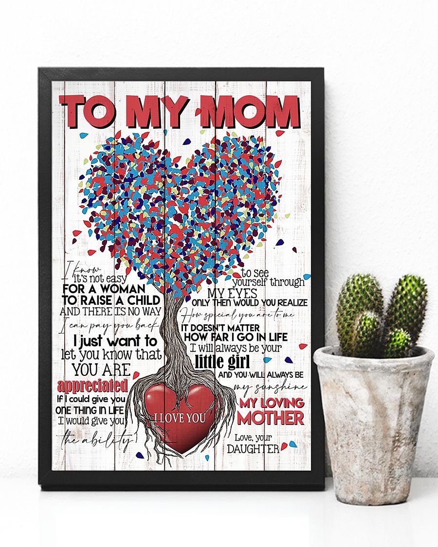 To My Mom Poster-A Loves Gift