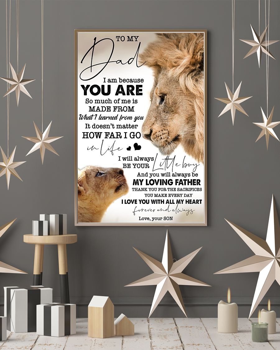To My Dad Poster-A Loves Gift