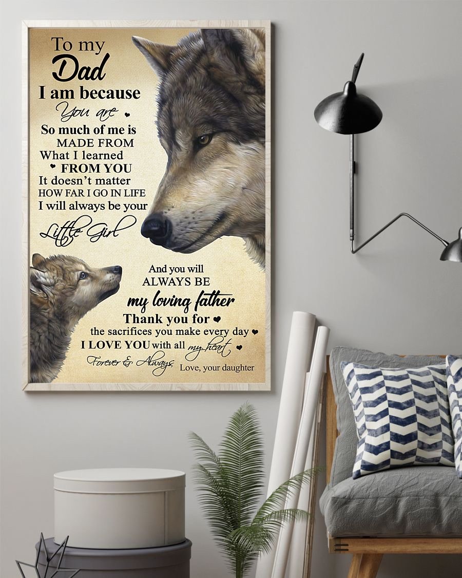 To My Dad Poster-A Loves Gift