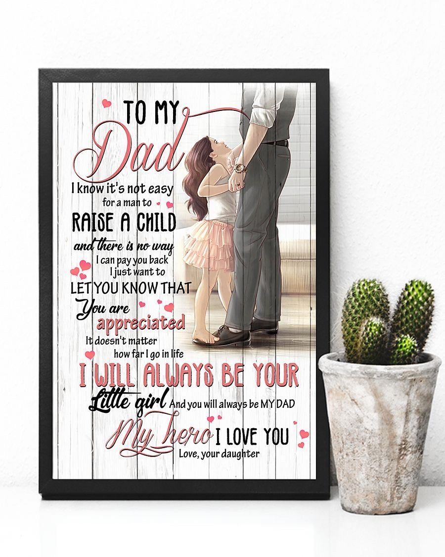 To My Dad Poster-A Loves Gift