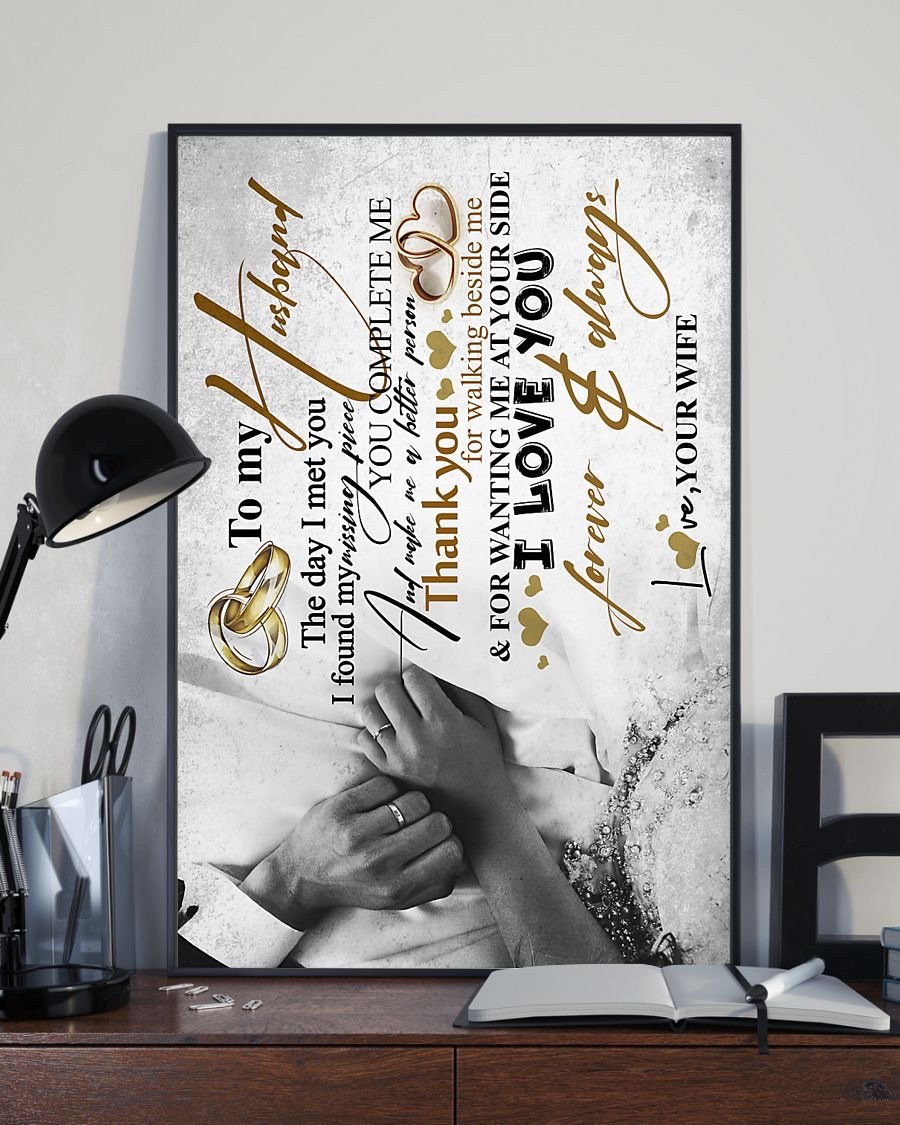 Perfect Gifts For Husband - To My Husband Poster-A Loves Gift