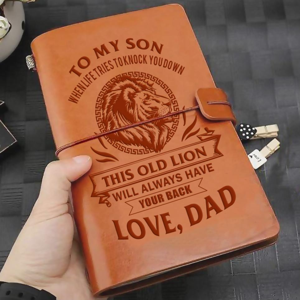 To My Son - Vintage Journal Notebook-A Loves Gift