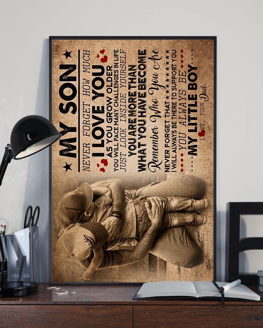 To My Son Poster - Great Gifts For Your Son-A Loves Gift