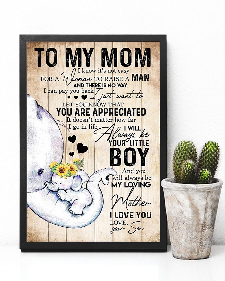 To My Mom Poster-A Loves Gift