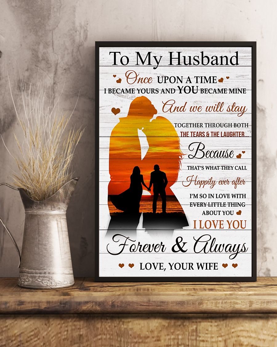 Perfect Gifts For Husband - To My Husband Poster-A Loves Gift