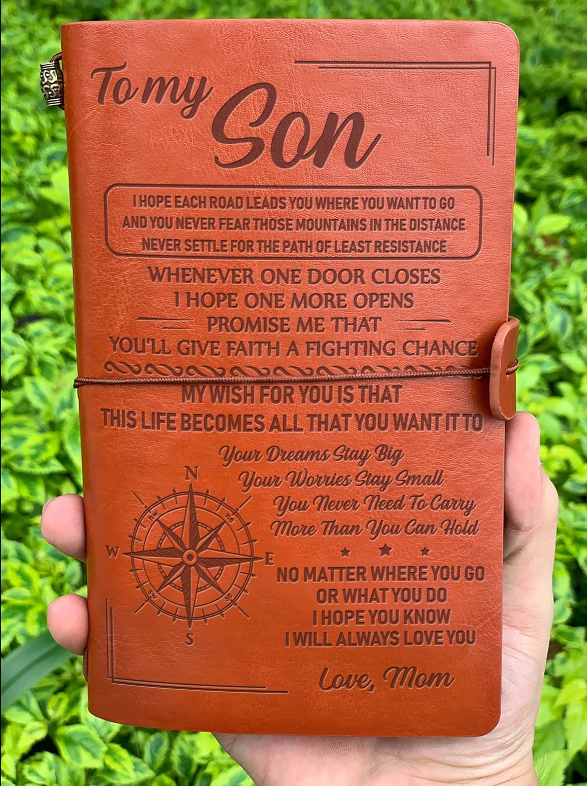 To My Son - Vintage Journal Notebook-A Loves Gift