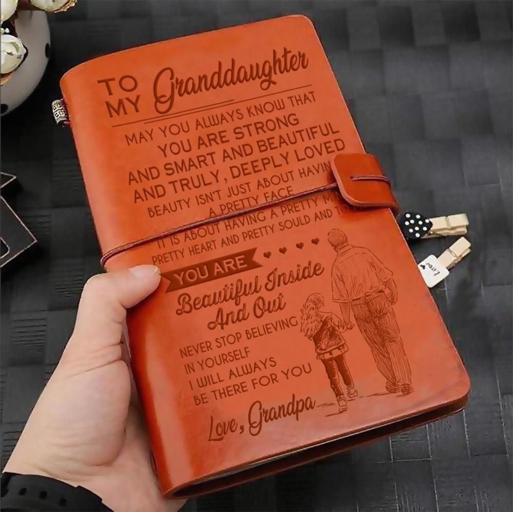 To My Granddaughter - Vintage Journal Notebook-A Loves Gift