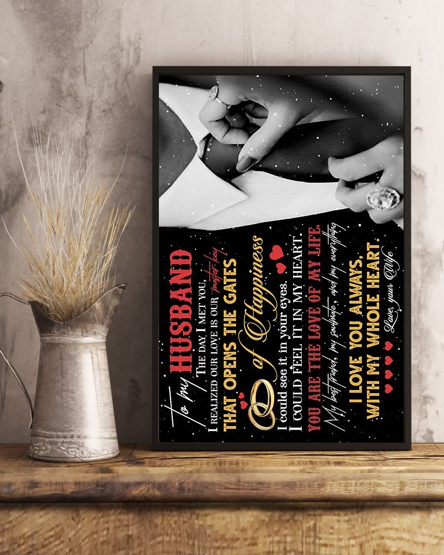 Perfect Gifts For Husband - To My Husband Poster-A Loves Gift