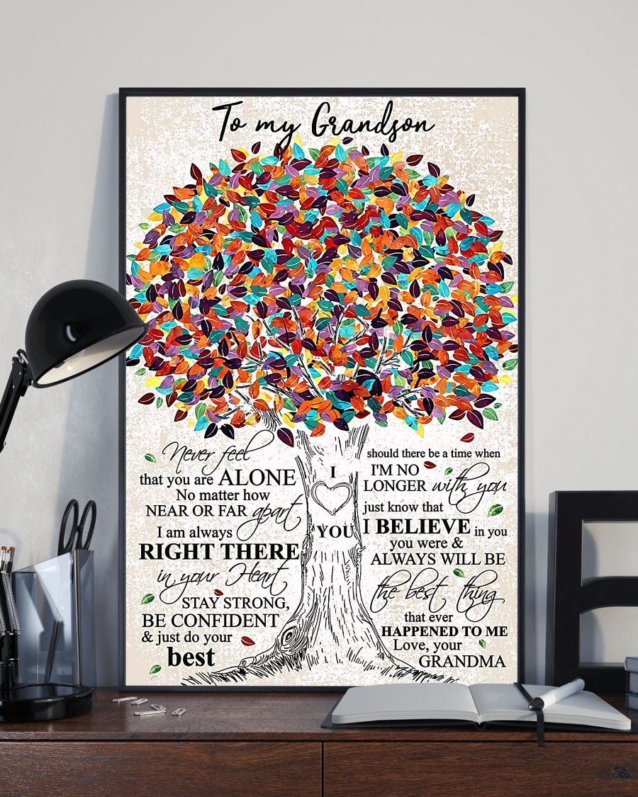 To My Grandson Poster-A Loves Gift