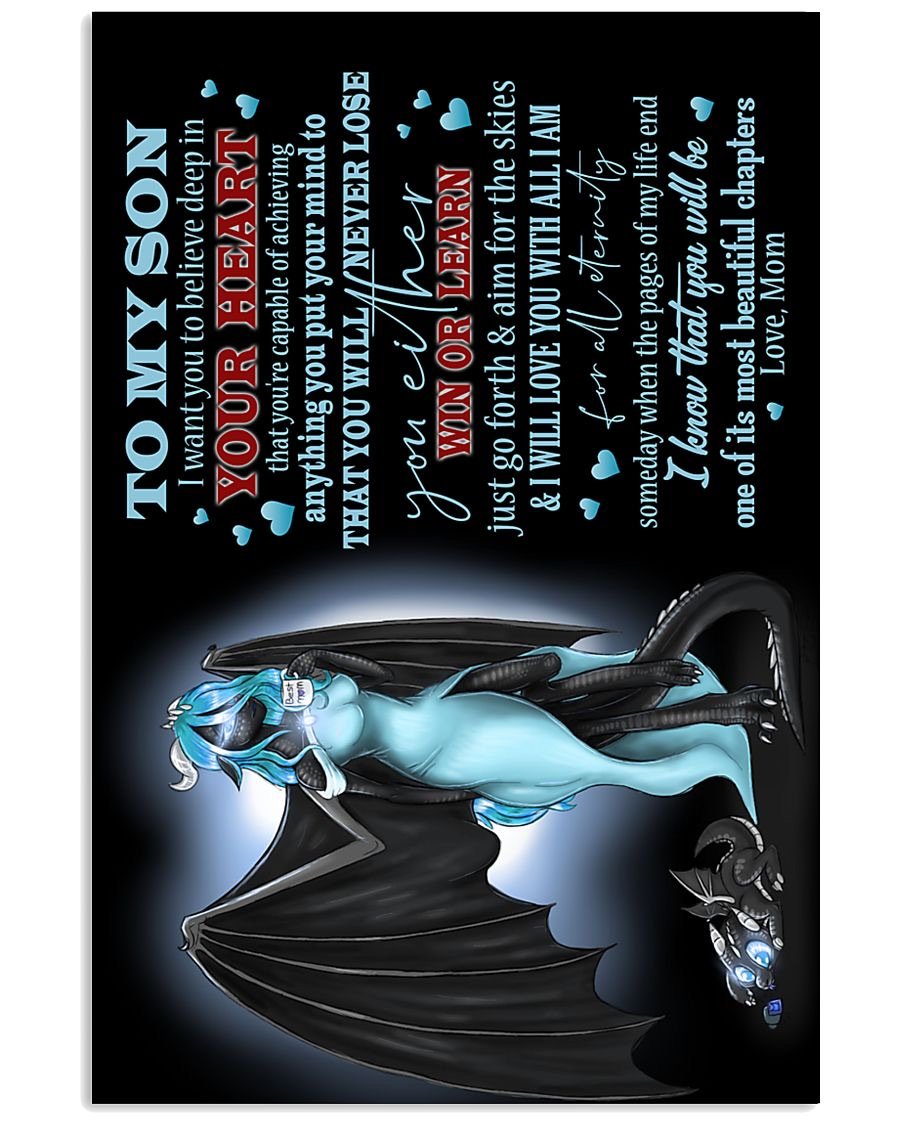 To My Son Poster - Great Gifts For Your Son-A Loves Gift
