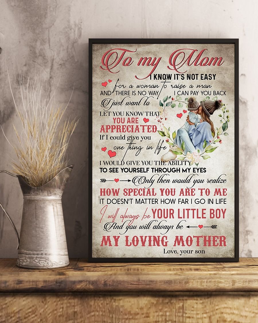 To My Mom Poster-A Loves Gift