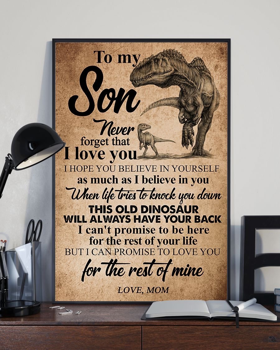 To My Son Poster - Great Gifts For Your Son-A Loves Gift