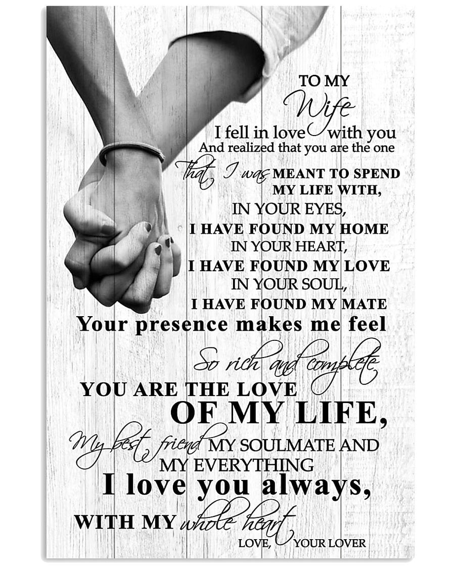 Perfect Gifts For Wife - To My Wife  Poster-A Loves Gift