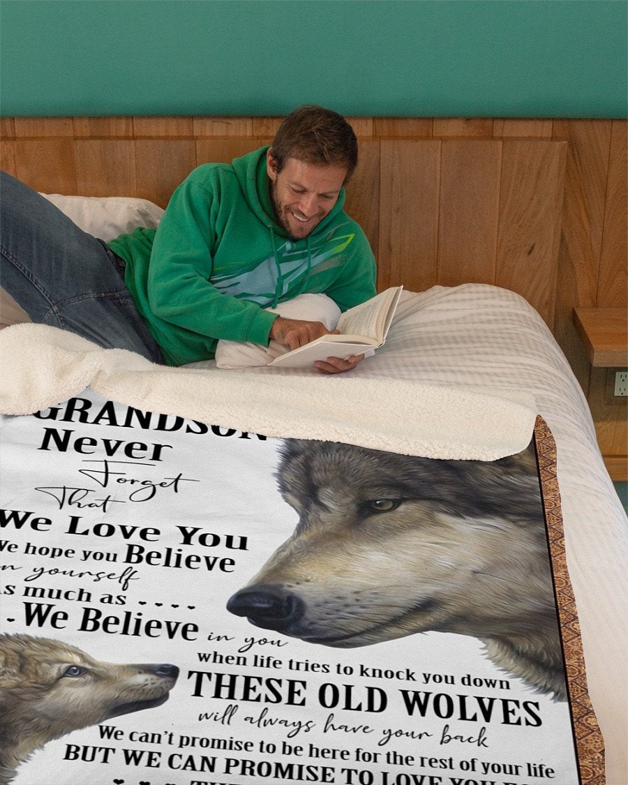 Fleece Blanket - To My Husband Fleece Blanket-A Loves Gift