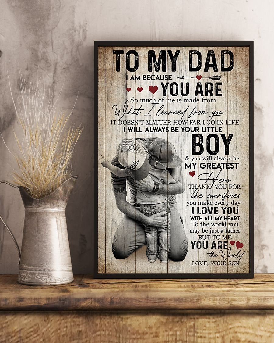 To My Dad Poster-A Loves Gift