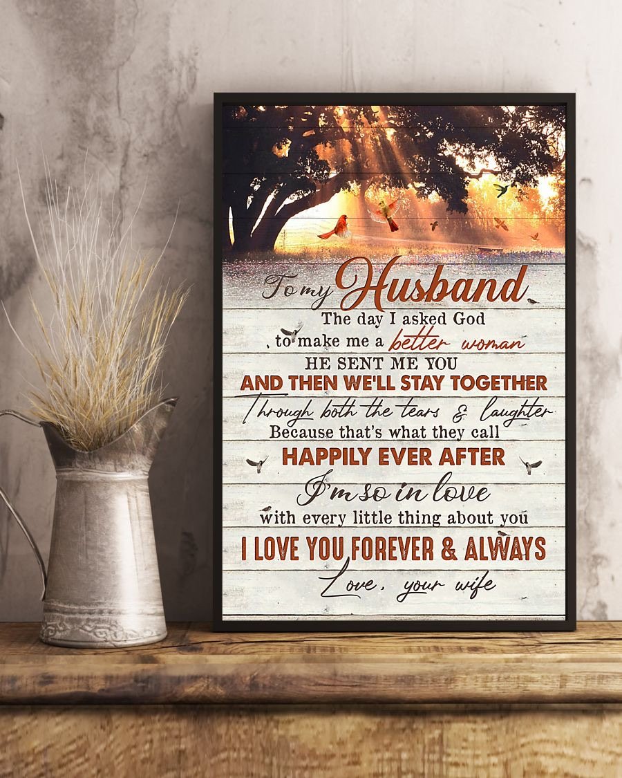 Perfect Gifts For Husband - To My Husband Poster-A Loves Gift
