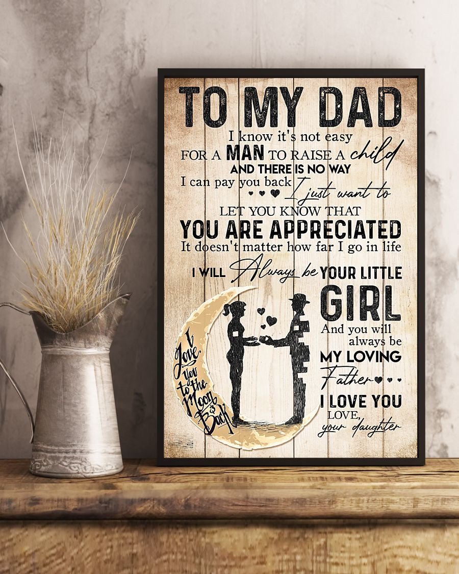 To My Dad Poster-A Loves Gift
