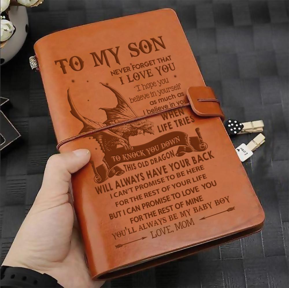 To My Son - Vintage Journal Notebook-A Loves Gift