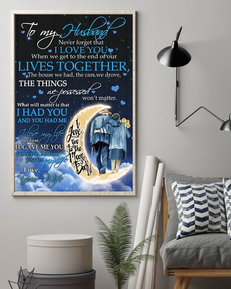 Perfect Gifts For Husband - To My Husband Poster-A Loves Gift