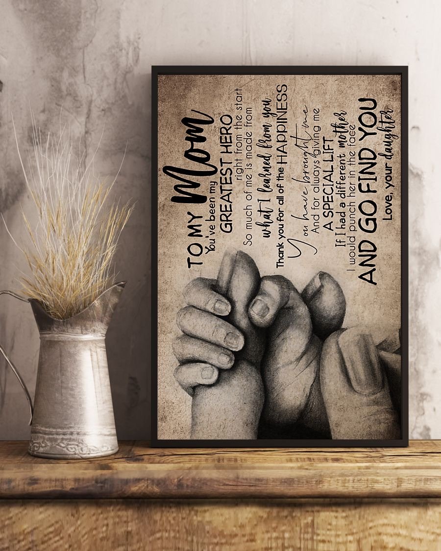 To My Mom Poster-A Loves Gift