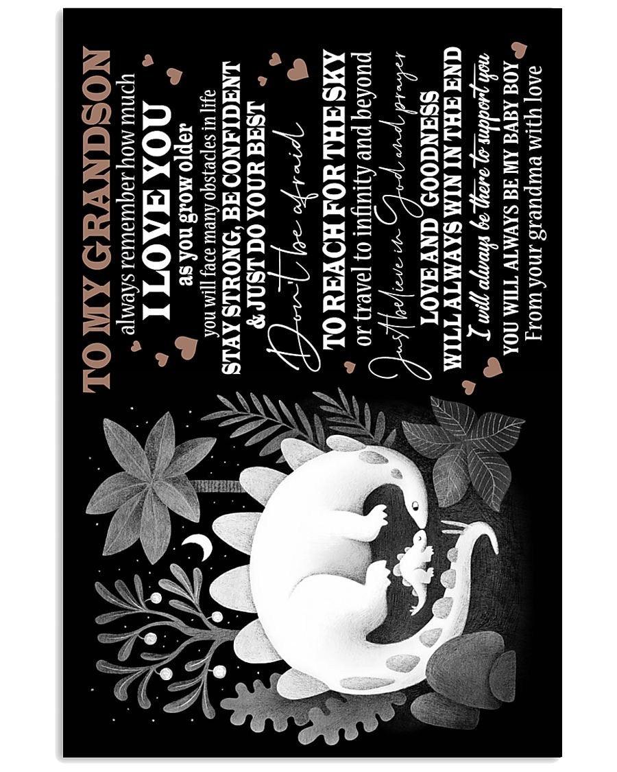 To My Grandson Poster-A Loves Gift