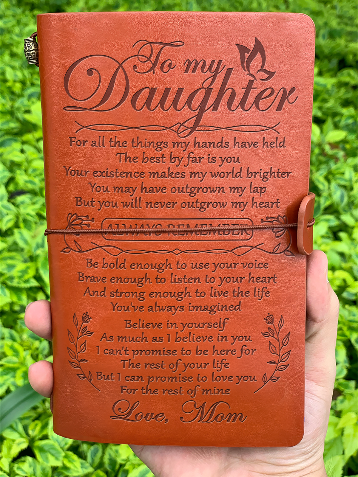 To My Daughter - Vintage Journal Notebook-A Loves Gift
