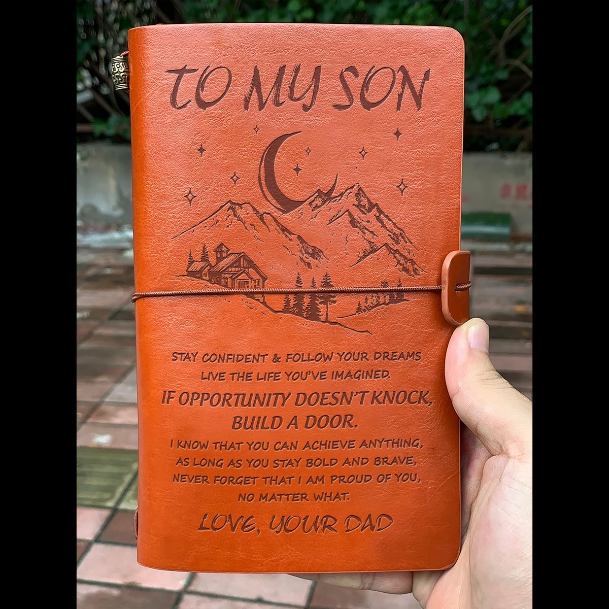 To My Son - Vintage Journal Notebook-A Loves Gift