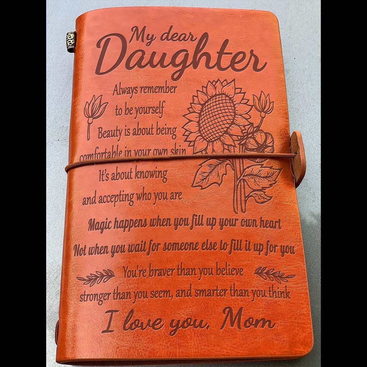 To My Daughter - Vintage Journal Notebook-A Loves Gift