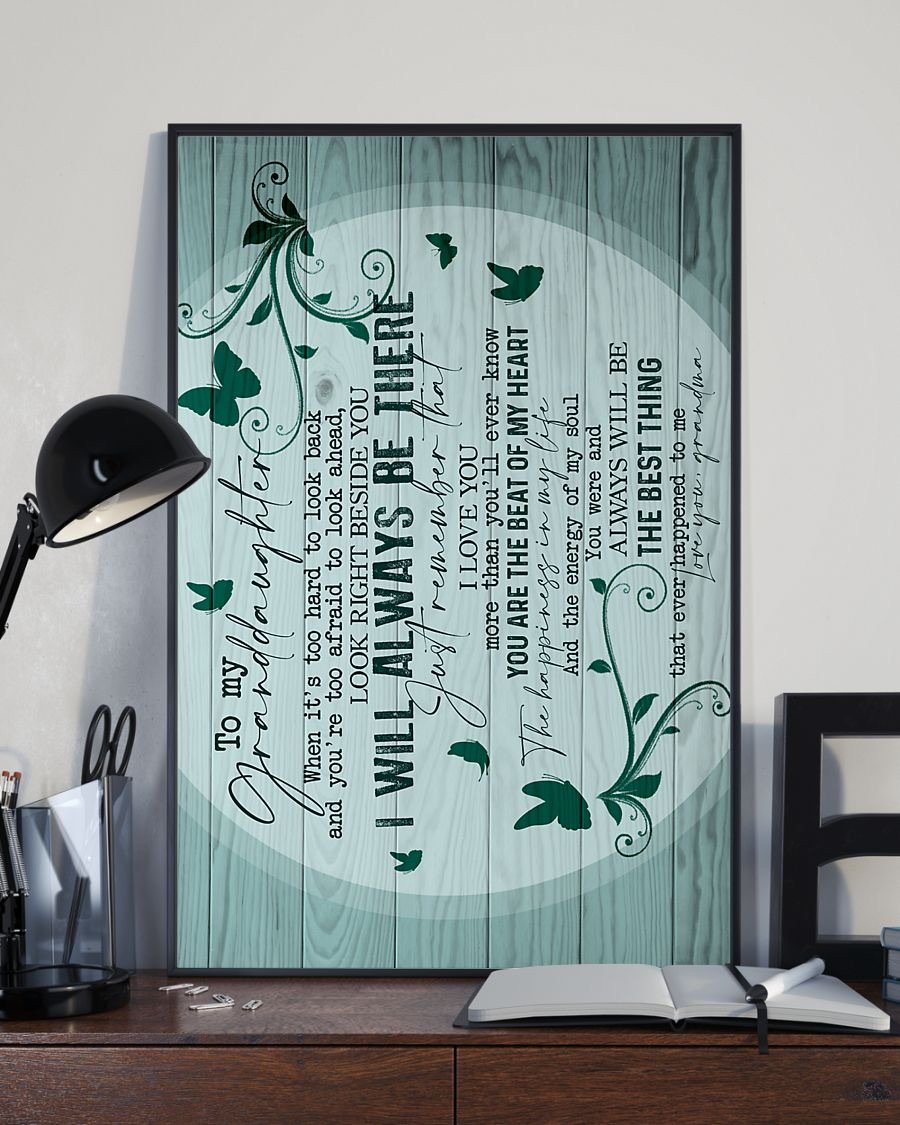To My Granddaughter Poster-A Loves Gift