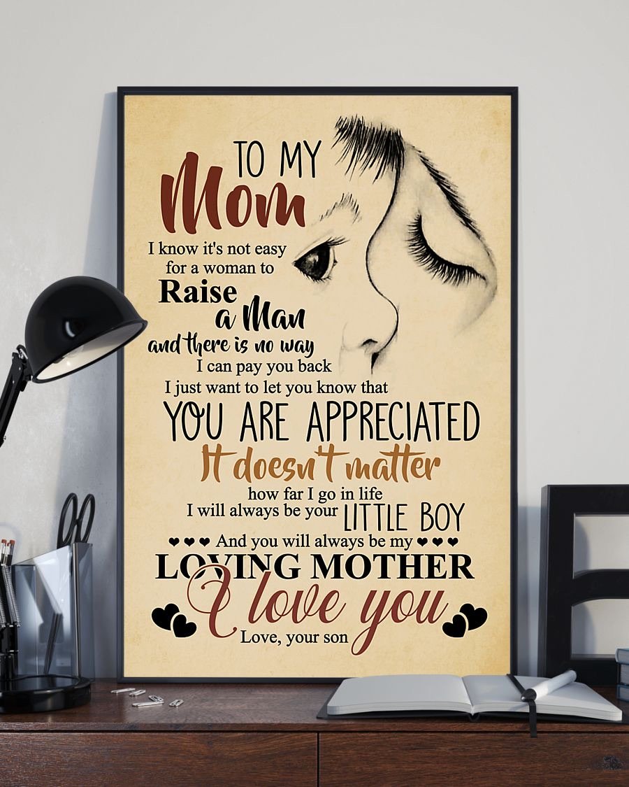 To My Mom Poster-A Loves Gift