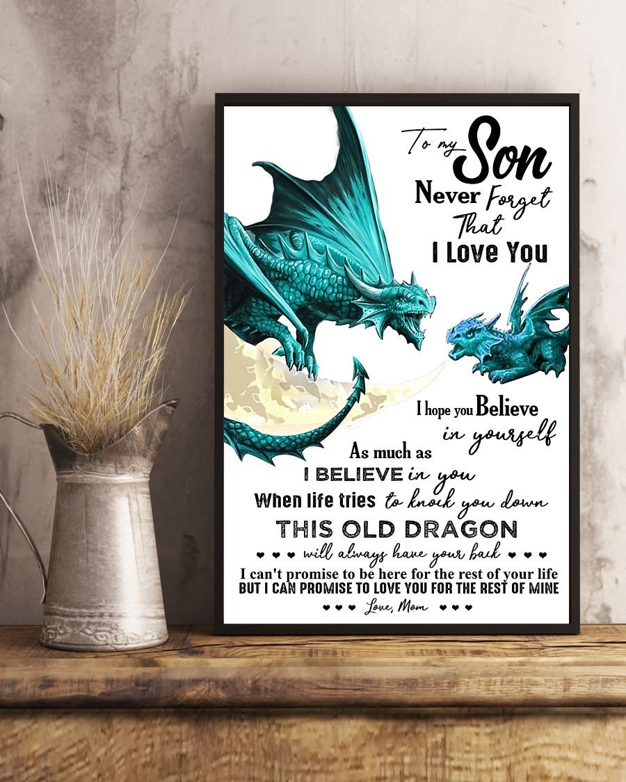 To My Son Poster - Great Gifts For Your Son-A Loves Gift