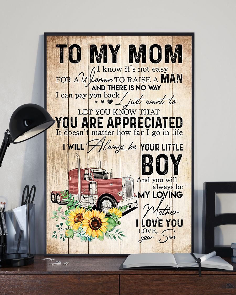 To My Mom Poster-A Loves Gift