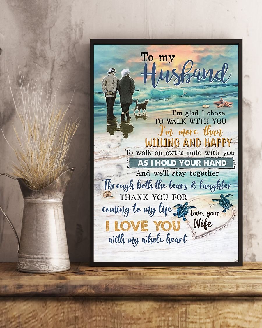 Perfect Gifts For Husband - To My Husband Poster-A Loves Gift