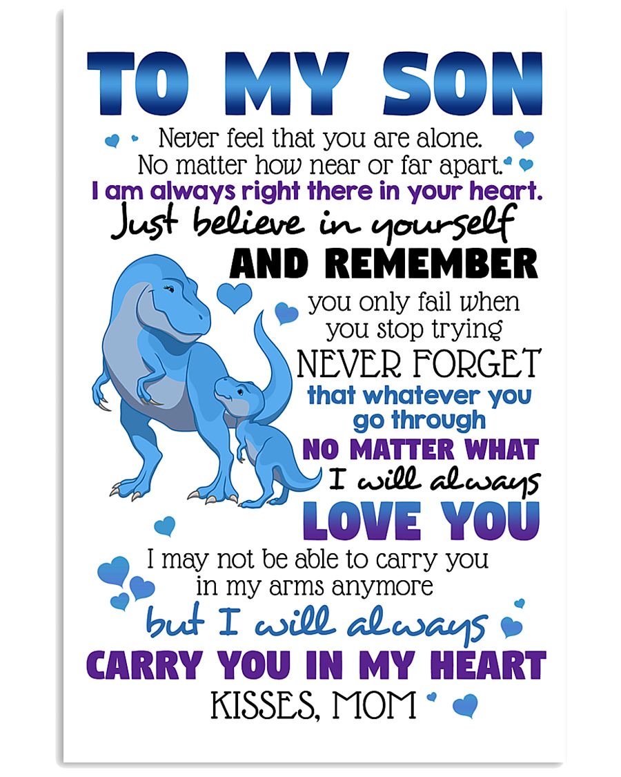 To My Son Poster - Great Gifts For Your Son-A Loves Gift