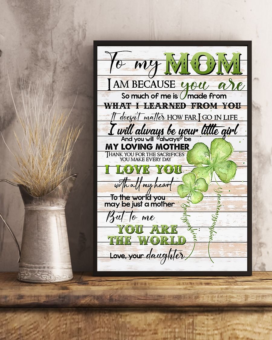 To My Mom Poster-A Loves Gift