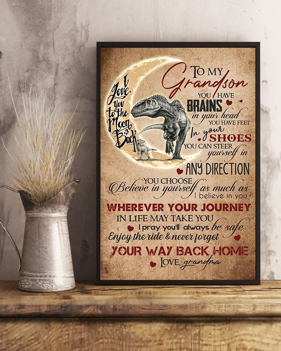To My Grandson Poster-A Loves Gift