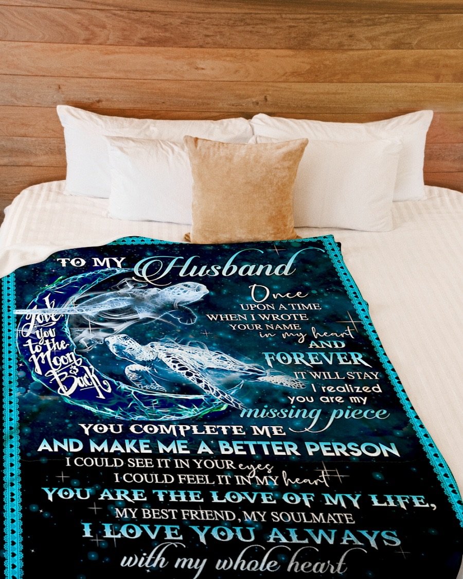 Fleece Blanket - To My Husband Fleece Blanket-A Loves Gift