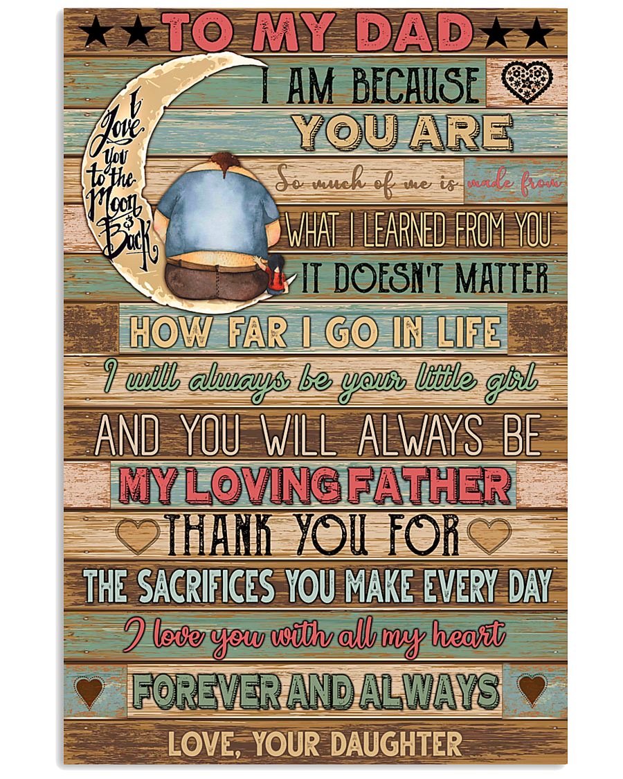 To My Dad Poster-A Loves Gift