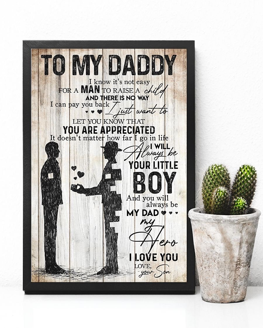 To My Dad Poster-A Loves Gift