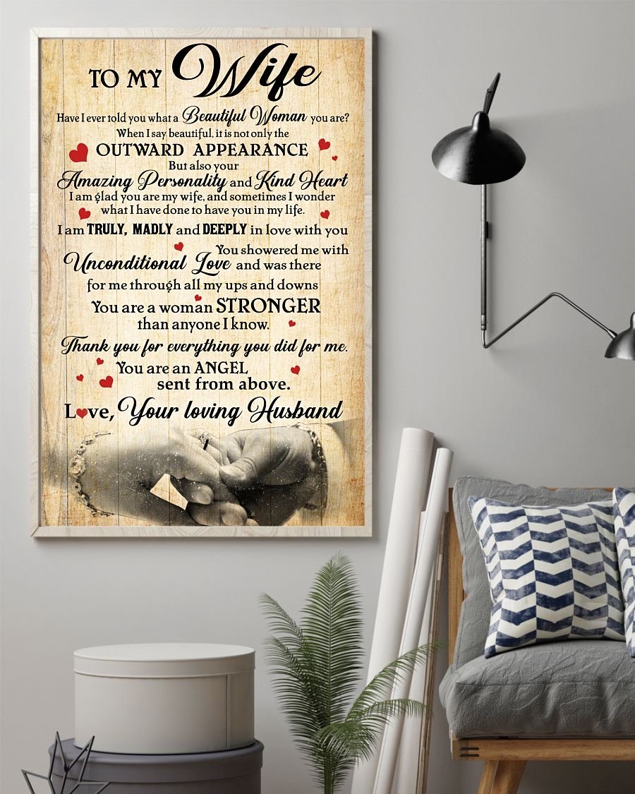 Perfect Gifts For Wife - To My Wife  Poster-A Loves Gift