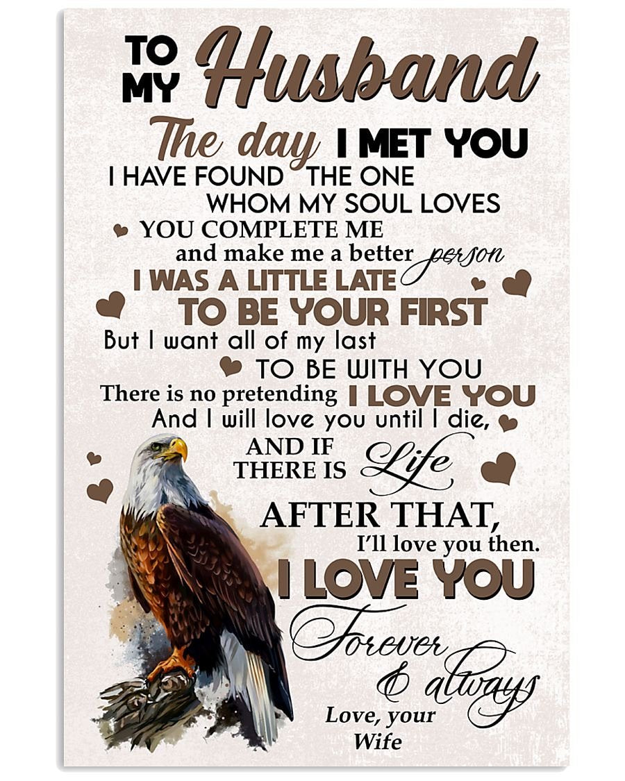 To My Husband  Poster-A Loves Gift