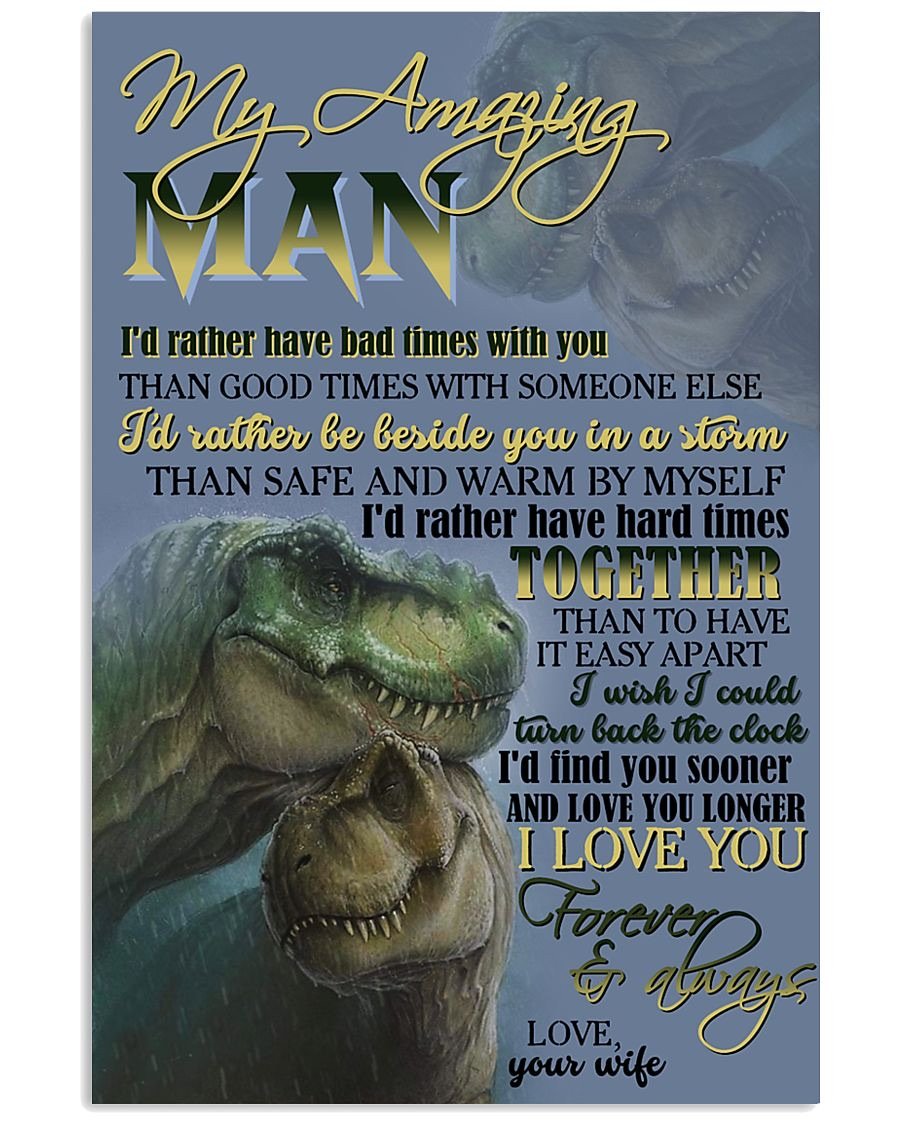 Perfect Gifts For Husband - To My Husband Poster-A Loves Gift