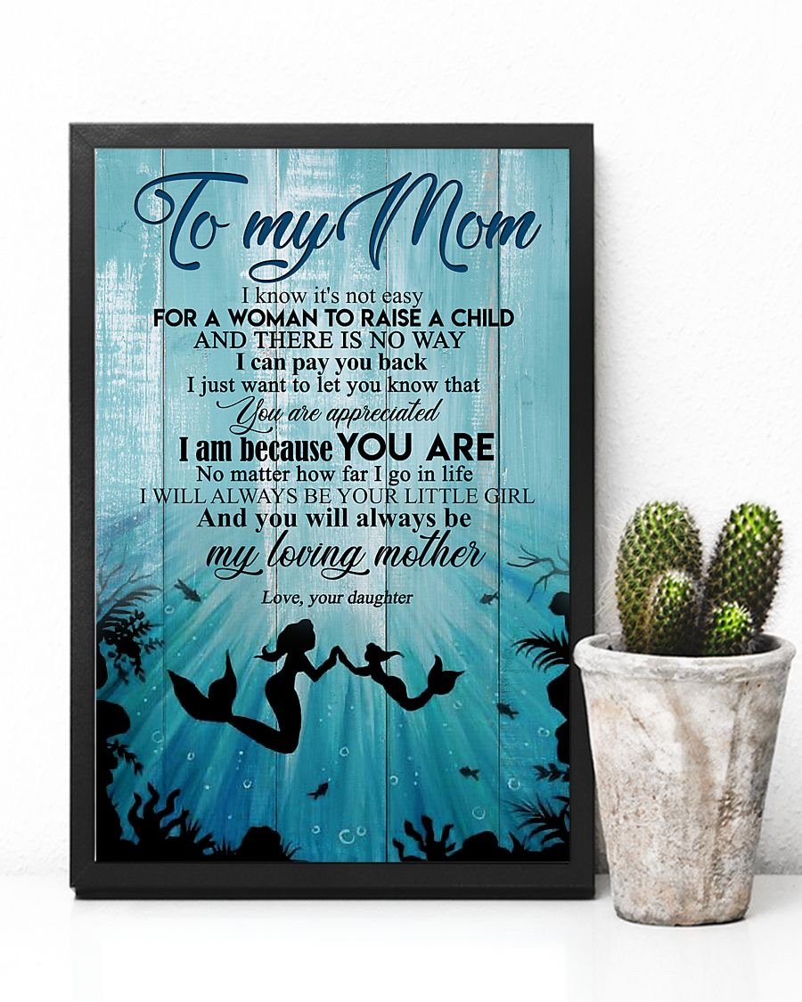 To My Mom Poster-A Loves Gift